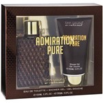 Ficha técnica e caractérísticas do produto Kit Perfume Linn Young Admiration Pure Edt 100ml + Gel de Banho