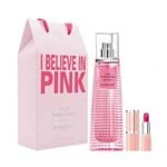 Ficha técnica e caractérísticas do produto Kit Perfume Live Irresistible Rosy Crush Feminino Eau de Parfum 50ml + Batom Le Rose Perfecto