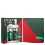 Ficha técnica e caractérísticas do produto Kit Perfume Masculino Colors Man Green Benetton Eau de Toilette 100ml + Desodorante 150ml