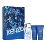 Ficha técnica e caractérísticas do produto Kit Perfume Masculino Kenzo Pour Homme L'eau Coffret EDT + Gel de Banho
