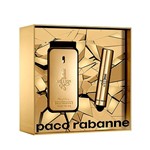 Ficha técnica e caractérísticas do produto Kit Perfume Masculino One Million Paco Rabanne Eau de Toilette 50ml + Miniatura 10ml