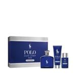 Kit Perfume Masculino Polo Blue Eau de Toilette 125ml + Gel de Banho 100ml + Desodorante 59ml