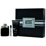 Ficha técnica e caractérísticas do produto Kit Perfume MontBlanc Legend EDT 100ml + 7,5ml + After Shave 100ml - Masculino