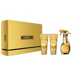 Ficha técnica e caractérísticas do produto Kit Perfume Moschino Fresh Gold EDP 50ML + Body Lotion
