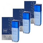 Ficha técnica e caractérísticas do produto Kit 3 Perfume Paris Elysees - Blue Caviar