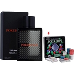 Ficha técnica e caractérísticas do produto Kit Perfume Poker Face 100 Ml + Jogo De Poker