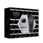 Ficha técnica e caractérísticas do produto Kit Perfume Seduction In Black Masculino Eau de Toilette 100ml + After Shave 75ml