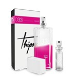Ficha técnica e caractérísticas do produto Kit Perfume Thipos 033 (55Ml) + Perfume de Bolso