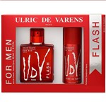 Ficha técnica e caractérísticas do produto Kit Perfume Ulric de Varens Flash Eau de Toilette 100ML + Desodorante Spray 125ML
