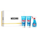 Ficha técnica e caractérísticas do produto Kit Perfume Unissex Moschino Fresh Couture Eau de Toilette + Gel de Banho + Loção Corporal