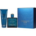 Ficha técnica e caractérísticas do produto Kit Perfume Versace Eros 100 ML + Gel 100 Ml