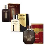 Ficha técnica e caractérísticas do produto Kit 3 Perfumes Cabana, Elegant, Mens Word, La Rive Masc