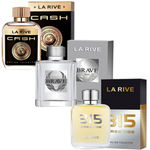 Ficha técnica e caractérísticas do produto Kit 3 Perfumes Cash, Brave, 315 Prestige La Rive M