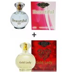 Ficha técnica e caractérísticas do produto Kit 2 Perfumes Cuba 100ml Cada Beautiful + Gold Lady