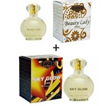 Ficha técnica e caractérísticas do produto Kit 2 Perfumes Cuba 100ml Cada Beauty Lady + Sky Glow