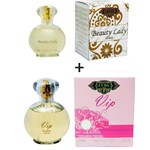 Ficha técnica e caractérísticas do produto Kit 2 Perfumes Cuba 100ml Cada Beauty Lady + Vip