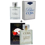 Ficha técnica e caractérísticas do produto Kit 2 Perfumes Cuba 100ml Cada Blue + Casino Royale