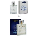 Ficha técnica e caractérísticas do produto Kit 2 Perfumes Cuba 100ml Cada Blue + Century