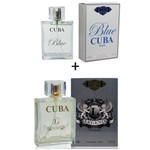 Ficha técnica e caractérísticas do produto Kit 2 Perfumes Cuba 100ml Cada Blue + Legend
