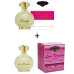 Ficha técnica e caractérísticas do produto Kit 2 Perfumes Cuba 100ml Cada Candy + Love Dreams