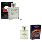 Ficha técnica e caractérísticas do produto Kit 2 Perfumes Cuba 100ml Cada Casino Royale + Dangerous