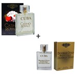 Ficha técnica e caractérísticas do produto Kit 2 Perfumes Cuba 100ml Cada Casino Royale + Double Gold