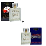 Ficha técnica e caractérísticas do produto Kit 2 Perfumes Cuba 100ml Cada Casino Royale + Extreme