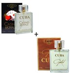 Ficha técnica e caractérísticas do produto Kit 2 Perfumes Cuba 100ml Cada Casino Royale + Gold