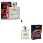 Ficha técnica e caractérísticas do produto Kit 2 Perfumes Cuba 100ml Cada Centenary + Dangerous
