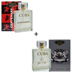 Ficha técnica e caractérísticas do produto Kit 2 Perfumes Cuba 100ml Cada Centenary + Legend