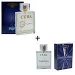 Ficha técnica e caractérísticas do produto Kit 2 Perfumes Cuba 100ml Cada Century + Double Bleu