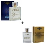 Ficha técnica e caractérísticas do produto Kit 2 Perfumes Cuba 100ml Cada Century + Double Gold
