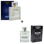 Ficha técnica e caractérísticas do produto Kit 2 Perfumes Cuba 100ml Cada Century + Individual Black