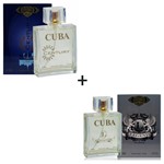 Ficha técnica e caractérísticas do produto Kit 2 Perfumes Cuba 100ml Cada Century + Legend