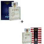 Ficha técnica e caractérísticas do produto Kit 2 Perfumes Cuba 100ml Cada Century + Marines