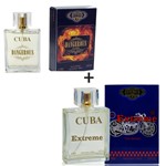 Ficha técnica e caractérísticas do produto Kit 2 Perfumes Cuba 100ml Cada Dangerous + Extreme