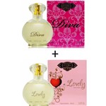 Ficha técnica e caractérísticas do produto Kit 2 Perfumes Cuba 100ml Cada Diva + Lovely