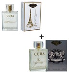 Ficha técnica e caractérísticas do produto Kit 2 Perfumes Cuba 100ml Cada Eiffel Centennial + Legend