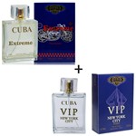 Ficha técnica e caractérísticas do produto Kit 2 Perfumes Cuba 100ml Cada Extreme + Vip New York