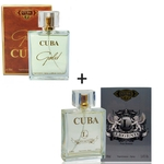 Ficha técnica e caractérísticas do produto Kit 2 Perfumes Cuba 100ml cada | Gold + Legend
