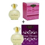 Ficha técnica e caractérísticas do produto Kit 2 Perfumes Cuba 100ml Cada Love Dreams + Rouge Dreams