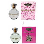 Ficha técnica e caractérísticas do produto Kit 2 Perfumes Cuba 100ml Cada Mademoiselle + Pure Seduction