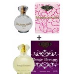 Ficha técnica e caractérísticas do produto Kit 2 Perfumes Cuba 100ml Cada Mademoiselle + Rouge Dreams