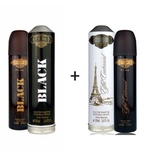 Ficha técnica e caractérísticas do produto Kit 2 Perfumes Cuba Prime 100ml cada | Black + Eiffel Centennial