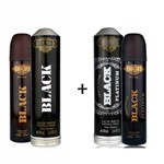 Ficha técnica e caractérísticas do produto Kit 2 Perfumes Cuba Prime 100ml Cada Black + Individual Black