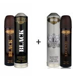 Ficha técnica e caractérísticas do produto Kit 2 Perfumes Cuba Prime 100ml cada | Black + Legend 