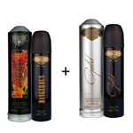 Ficha técnica e caractérísticas do produto Kit 2 Perfumes Cuba Prime 100ml Cada Dangerous + Gold
