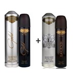 Ficha técnica e caractérísticas do produto Kit 2 Perfumes Cuba Prime 100ml Cada Gold + Legend