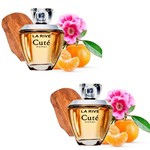 Ficha técnica e caractérísticas do produto Kit 2 Perfumes Cute La Rive 100ml Feminino Edp