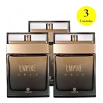 Ficha técnica e caractérísticas do produto Kit 3 Perfumes Empire Gold - Originais